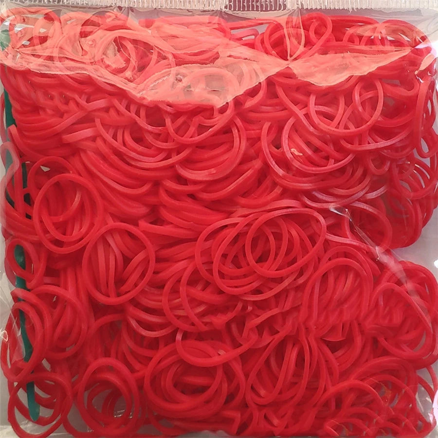 600 Rubber Loom Bands Girl Gift For Children Elastic Band For Weaving Lacing Bracelet Toy Gum Bracelets DIY Material Accessories