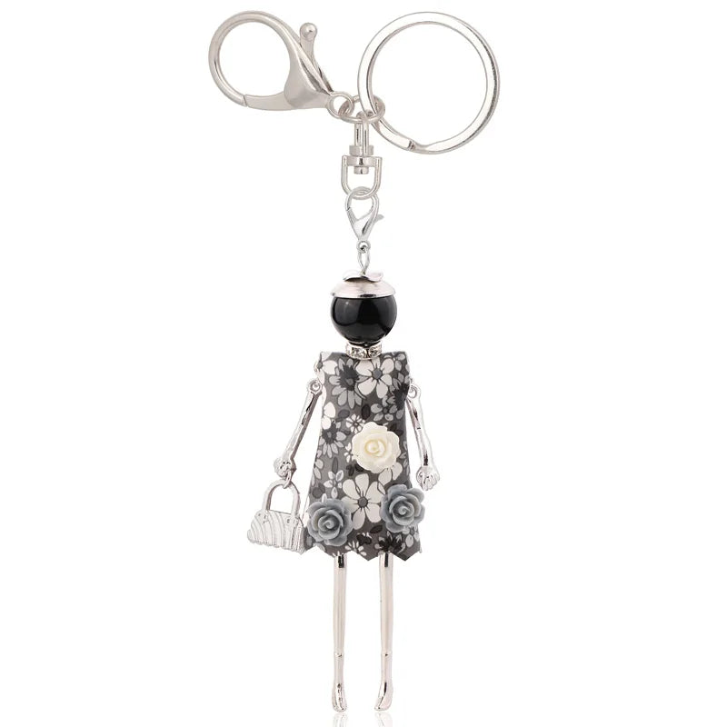 statement keychain charms lovely gifts key chain flower jewelry 2025 charms fashion women accessory