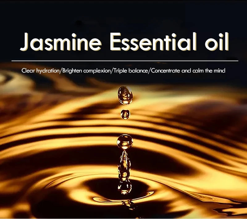 100% Pure Organic Therapeutic Grade Jasmine Oil for Diffuser, Sleep, Perfume, Massage, Skin Care, Aromatherapy, Bath - 10ML