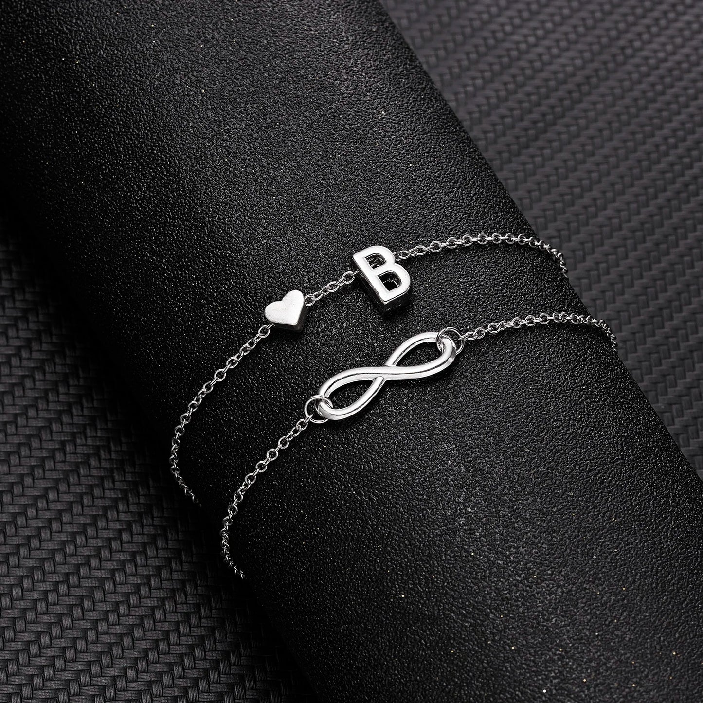 Women's Anklet Bohemian Layered 26 Letter Heart Anklet 2023 Summer Beach Anklets On Foot Ankle Bracelets Foot Leg Chain Jewelry