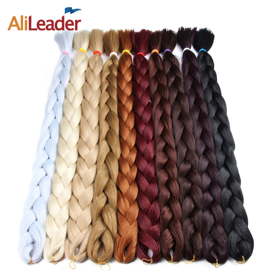 Super Long 165G 200cm Hair Synthetic Jumbo Braiding Hair Extension Heat Resistant Fiber African Ombre Jumbo Braid Hair Women Viralgem Store