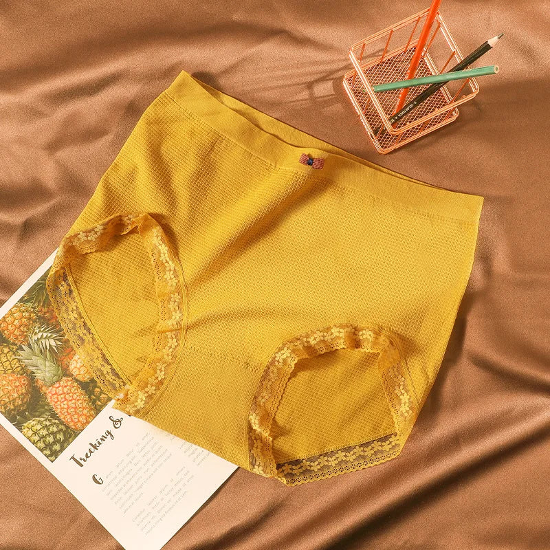 Women's underwear Plus-size XXXXL High elastic Antibacterial Obesity is special briefs lingerie breathable ladies underpants Viralgem Store