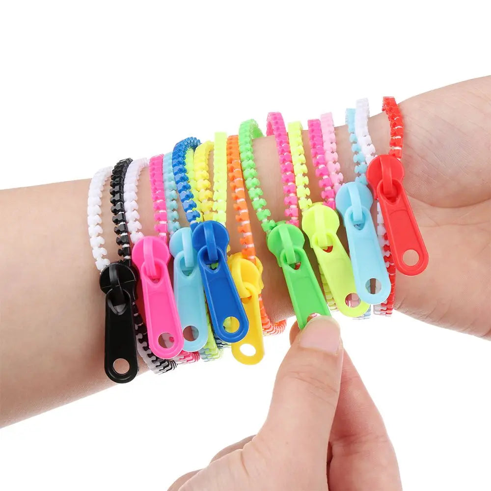 ADHD Stress Relief Anxiety Fidget Sensory Zipper Zip Stim Bracelet