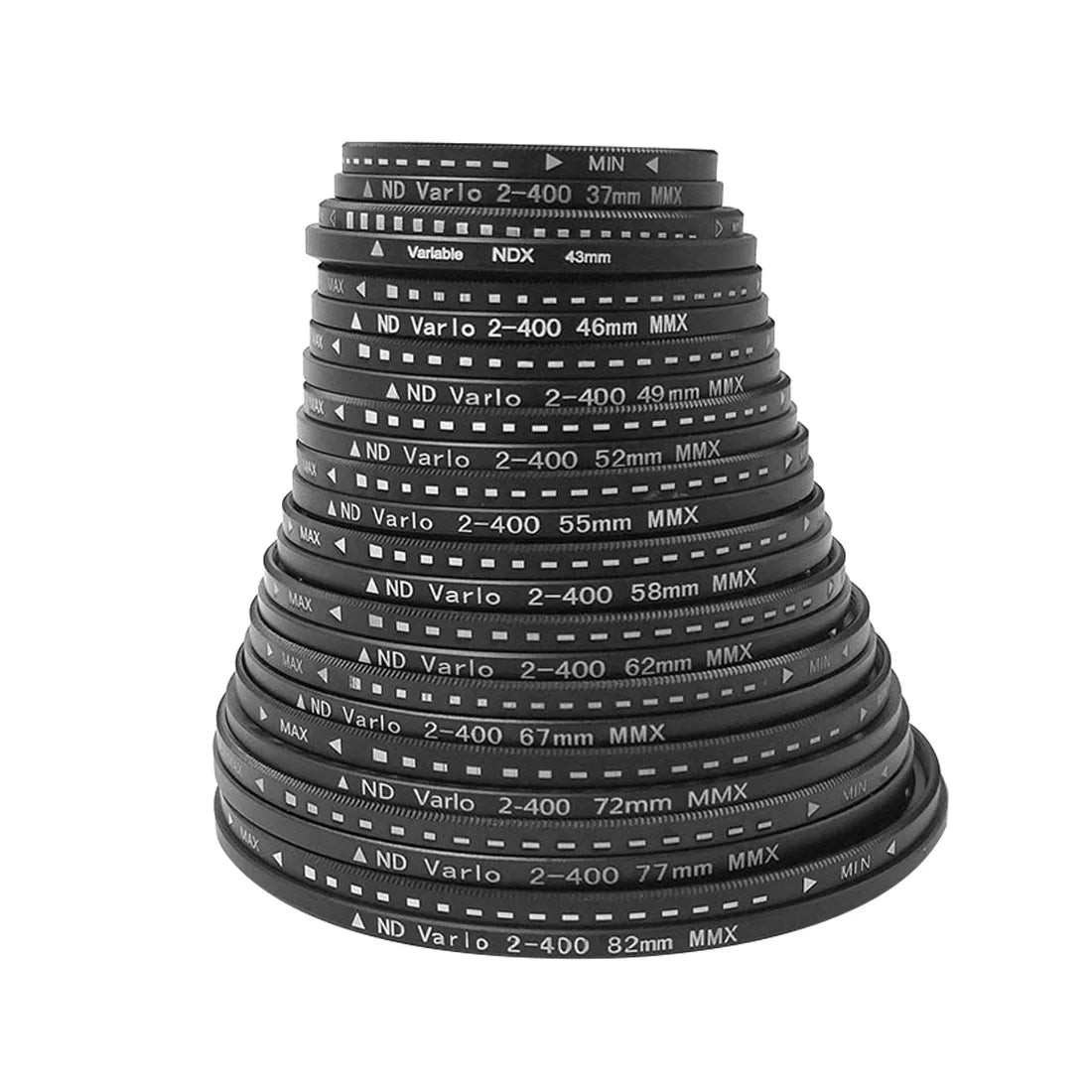 1x ND Lens Filter Fader Variable Neutral Density ND ND2-ND400 ND2-400 Adjustable for 52mm 58mm 67mm 72mm 77mm 82mm Camera Lenses