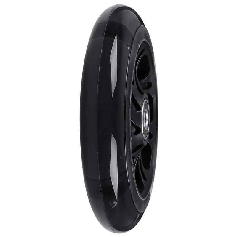 1Pair 120mm Children Scooter LED Lights Flashing Wheels with Bearings Front/Rear LED Flashing Scooter Wheels