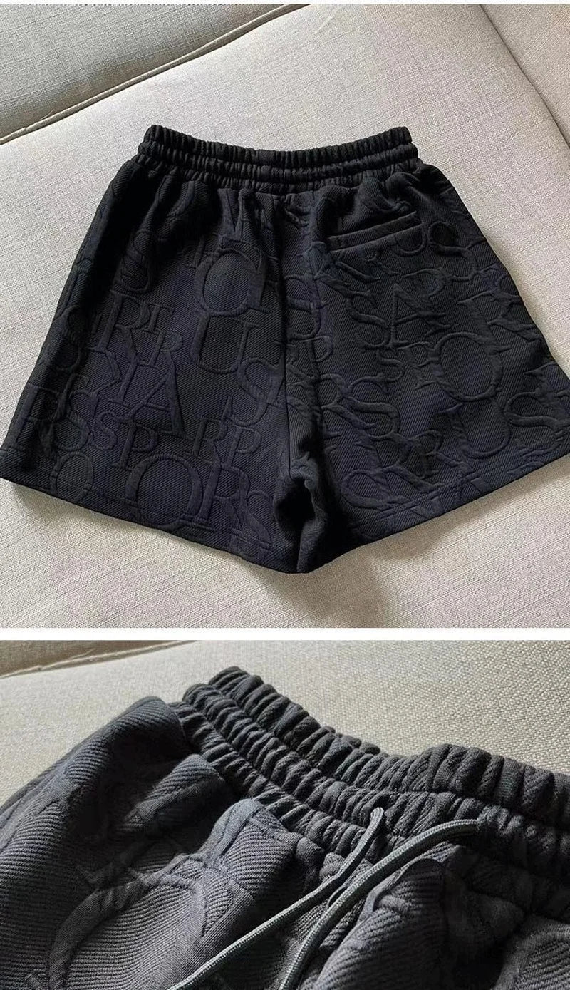 2 Piece Sets Womens Outfits Spring Fashion Skinny Hooded Short Jacket and Shorts Knitted Jacquard Designer Fall Women Clothing