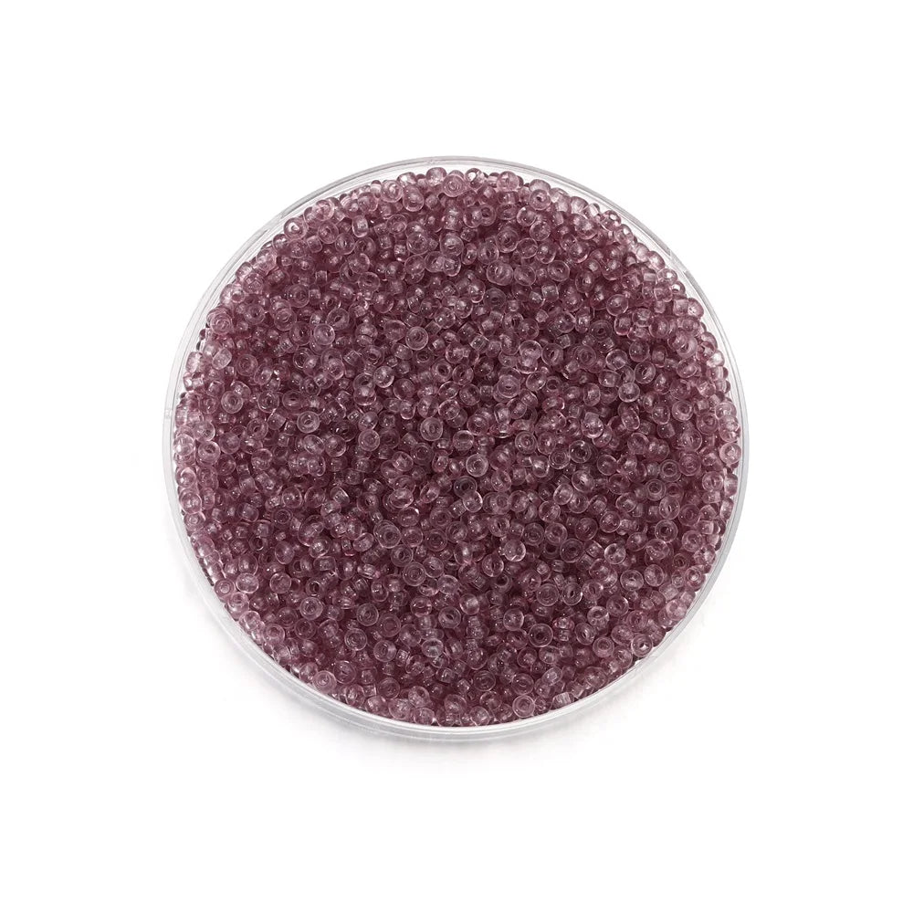 1000/1800Pcs 2mm Transparent Color Czech Glass Seed Beads Round Loose Beads for DIY Bracelet Earrings Jewelry Making Accessories
