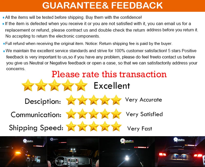 2pcs Car Front Rear Bumper Side Marker Light White For Ford Mustang Base GT Shelby GT500 Boss 302 2010 2011 2012 2013 2014