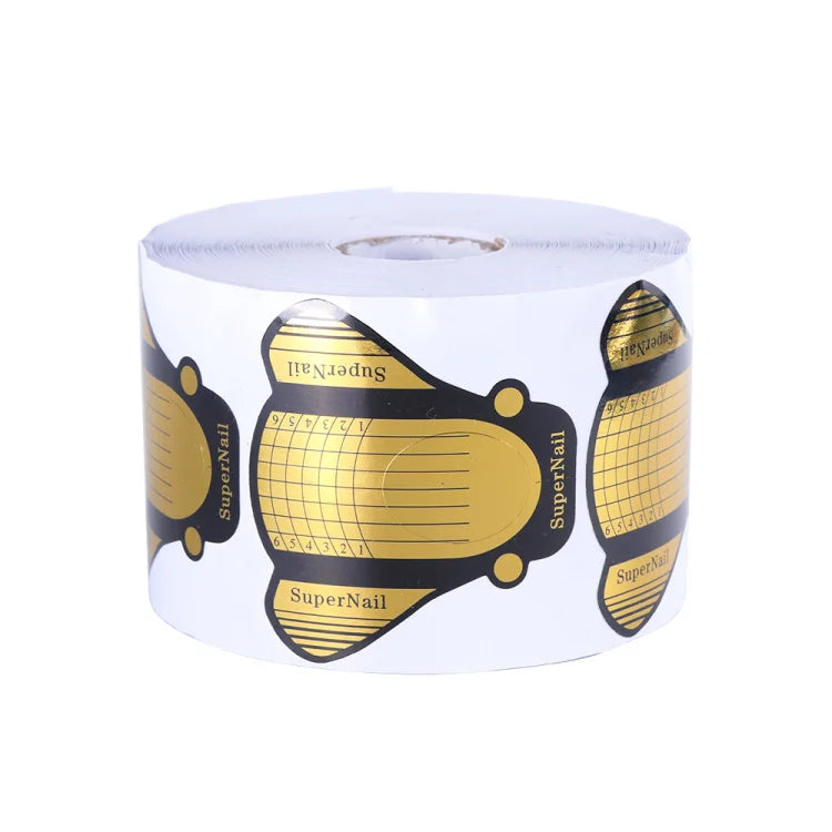 500pcs Nail Extensions Forms Mold Nail Extension Gel Manicure French Design Top Stencil Building Sticker Roll Nail Art LA941-3 Viralgem Store