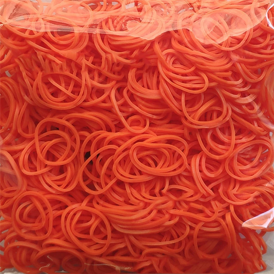 600 Rubber Loom Bands Girl Gift For Children Elastic Band For Weaving Lacing Bracelet Toy Gum Bracelets DIY Material Accessories
