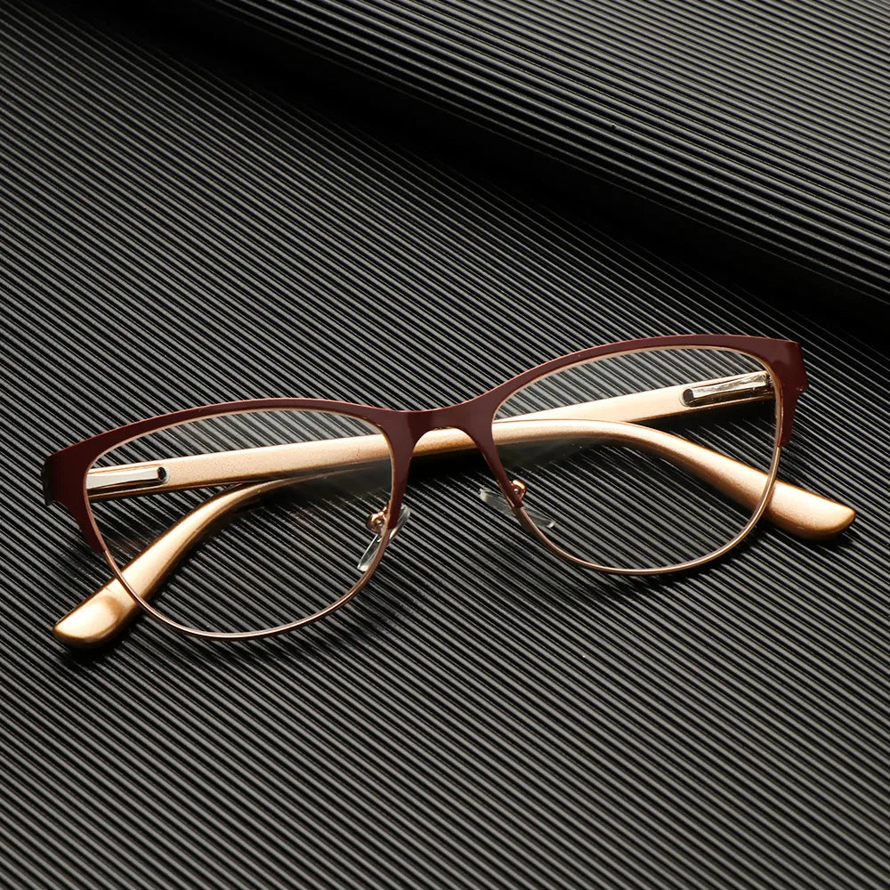 1PC Retro Half Frame Reading Glasses Unisex High-definition Hyperopia Eyewear Magnification Presbyopic Eyeglasses +1.0~+3.5