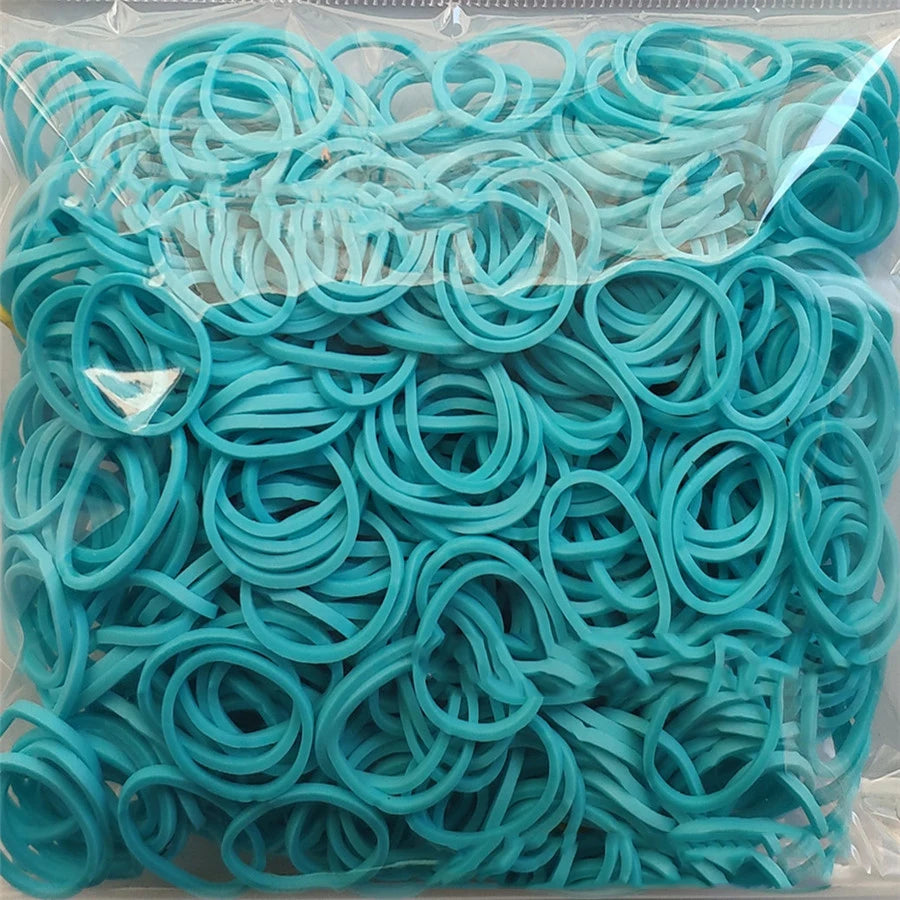 600 Rubber Loom Bands Girl Gift For Children Elastic Band For Weaving Lacing Bracelet Toy Gum Bracelets DIY Material Accessories