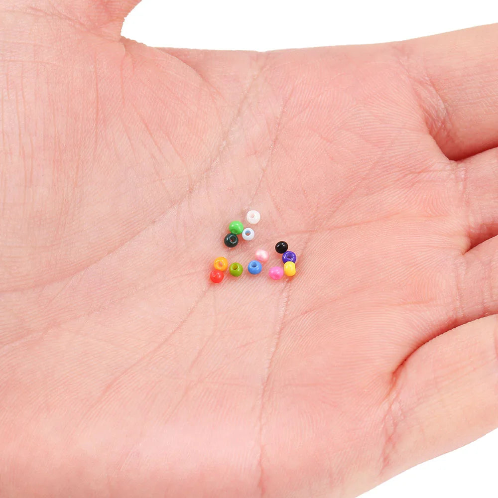 2mm Charm Glass beads Czech Glass Seed Beads Small Round Loose Bead For DIY Jewelry Making Earrings Bracelet