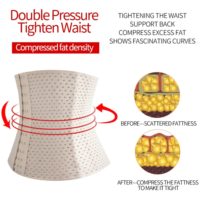 Waist Trainer Shapers Corset for Men Abdomen Reducer Slimming Belt Shapewear High Compression Modeling Strap Workout Girdle Faja Viralgem Store