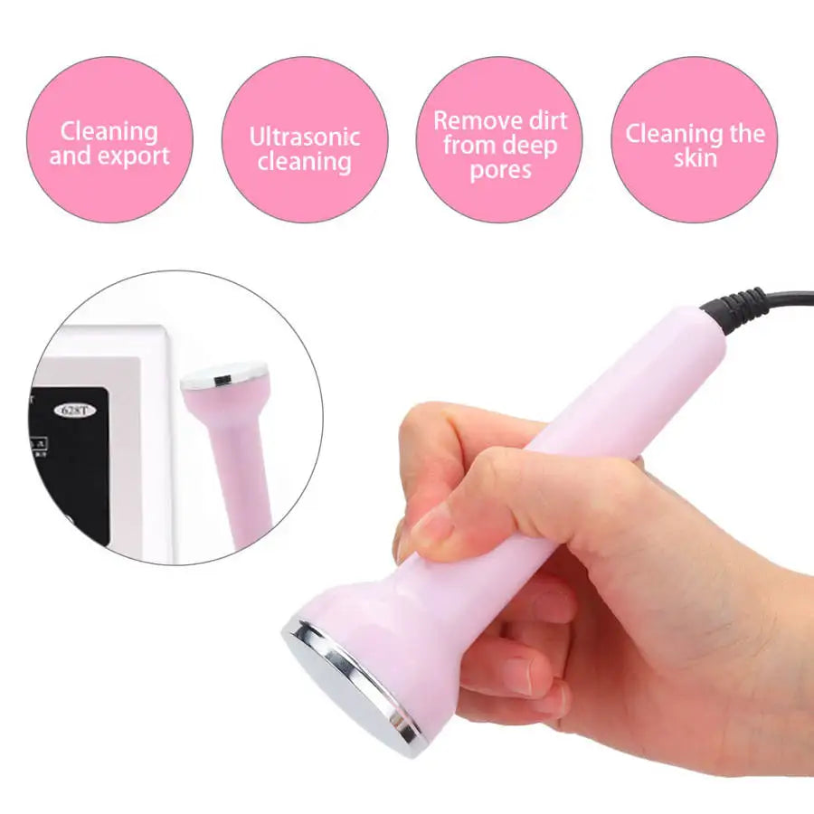 Ultrasonic Massager Beauty Machine Face Probe Facial Detoxification Instrument Universal Probe Instrument Line Face Probe