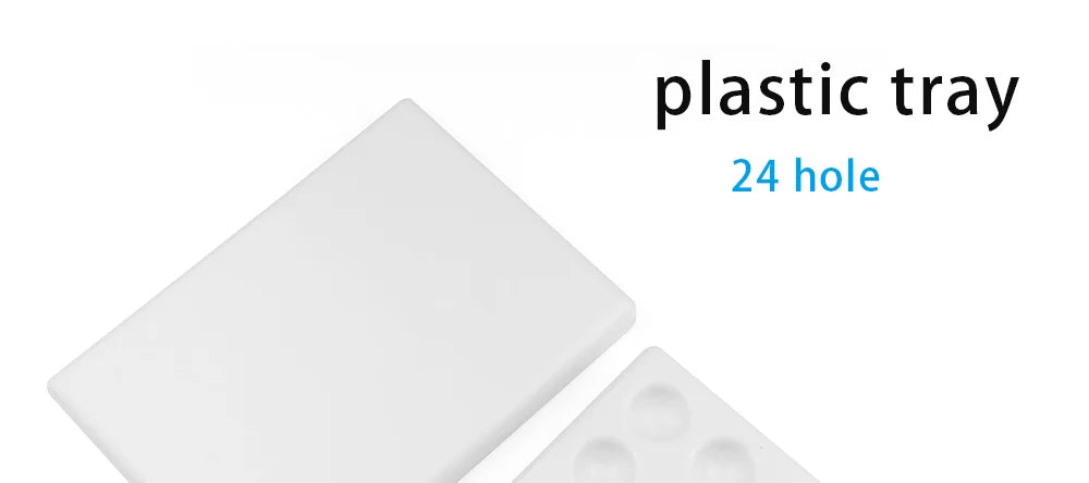 1pcs Dental Lab Mixing Watering Moisturizing Plate Ceramic Palette with Transparent Cover 12/24/36 Slot Dental Supplies Viralgem Store