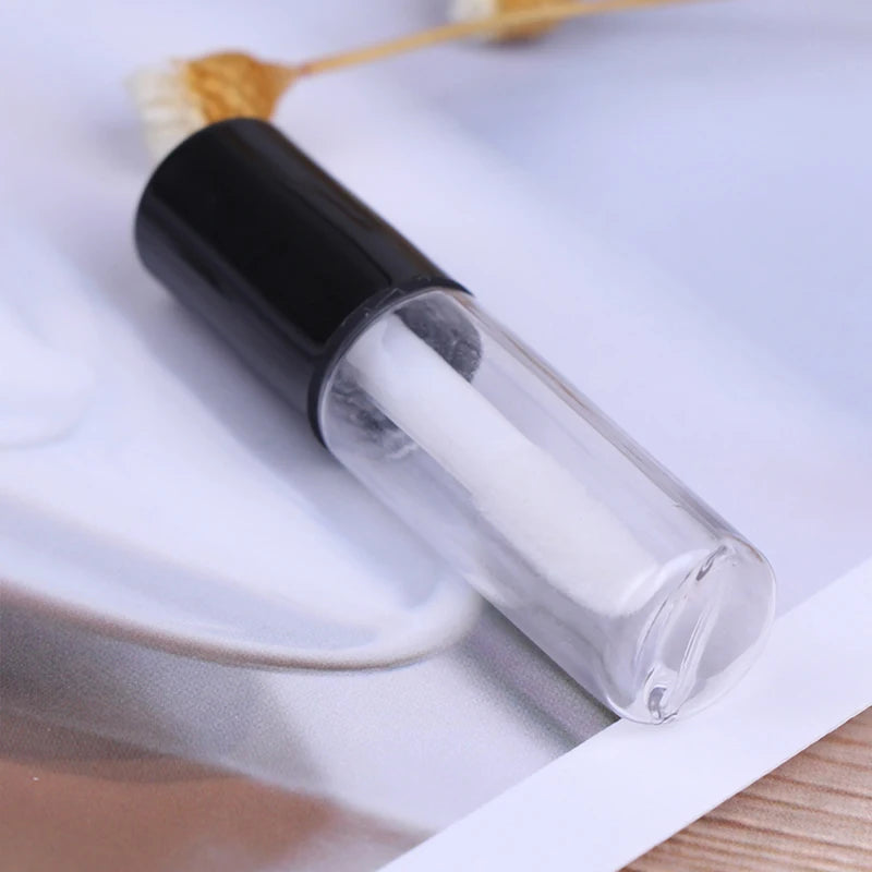 1/10PCS Empty Transparent PE Lip Gloss Tubes Plastic Lip Balm Tube Lipstick Mini Sample Cosmetic Container