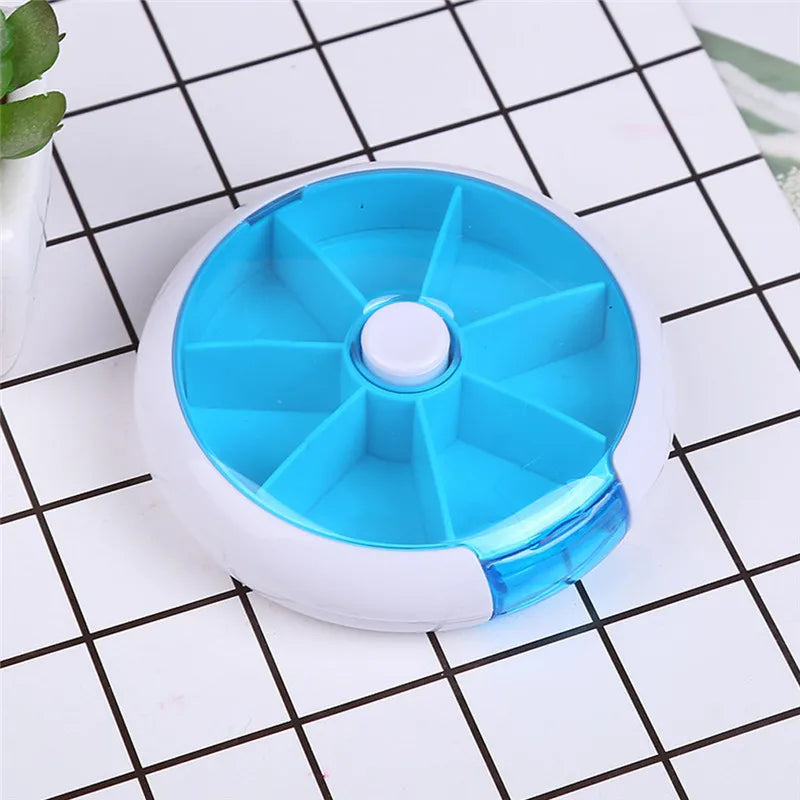 1pc Portable Weekly 7 Days Pill Box Holder Medicine Storage Organizer Case Travel Pill Case Container