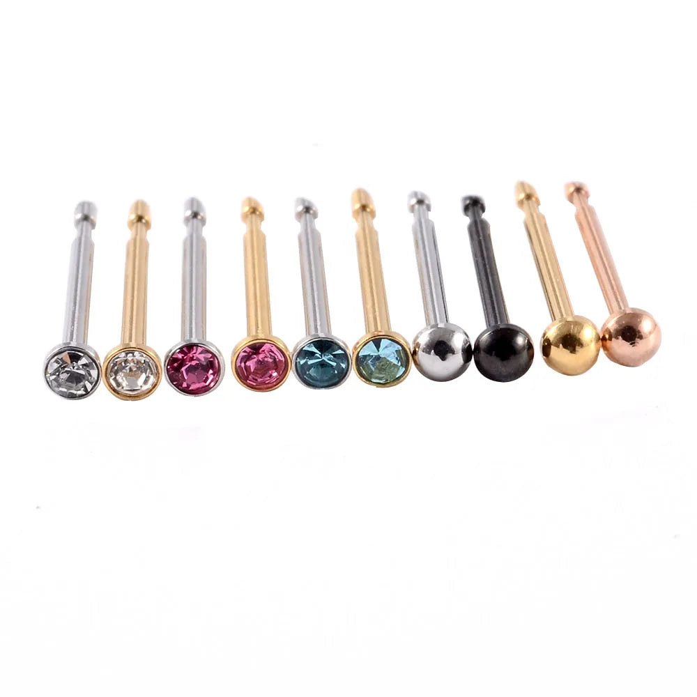 1 Unit Disposable Safe Sterile Piercing Unit For Gem Nose Studs New Generation More Safe Nose Piercing Gun Piercer Machine Kit