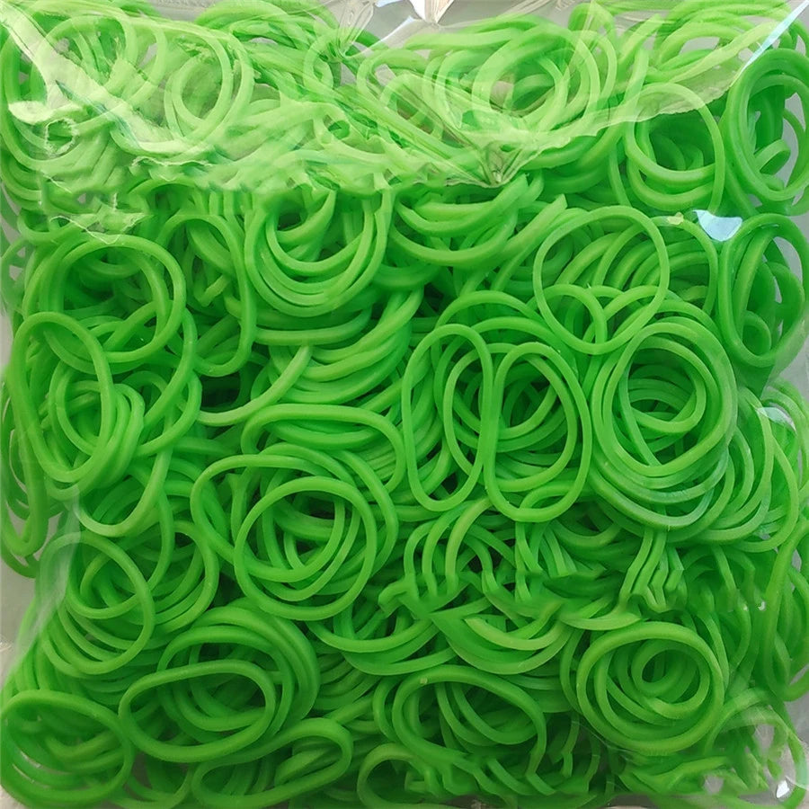 600 Rubber Loom Bands Girl Gift For Children Elastic Band For Weaving Lacing Bracelet Toy Gum Bracelets DIY Material Accessories