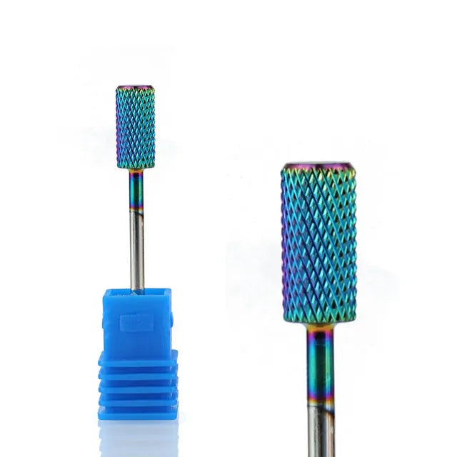 1pcs Tungsten Carbide Nail Drill Bit Electric Manicure Drill Machine Replacement Gringing Heads for Acrylic Gel Polishing Remove