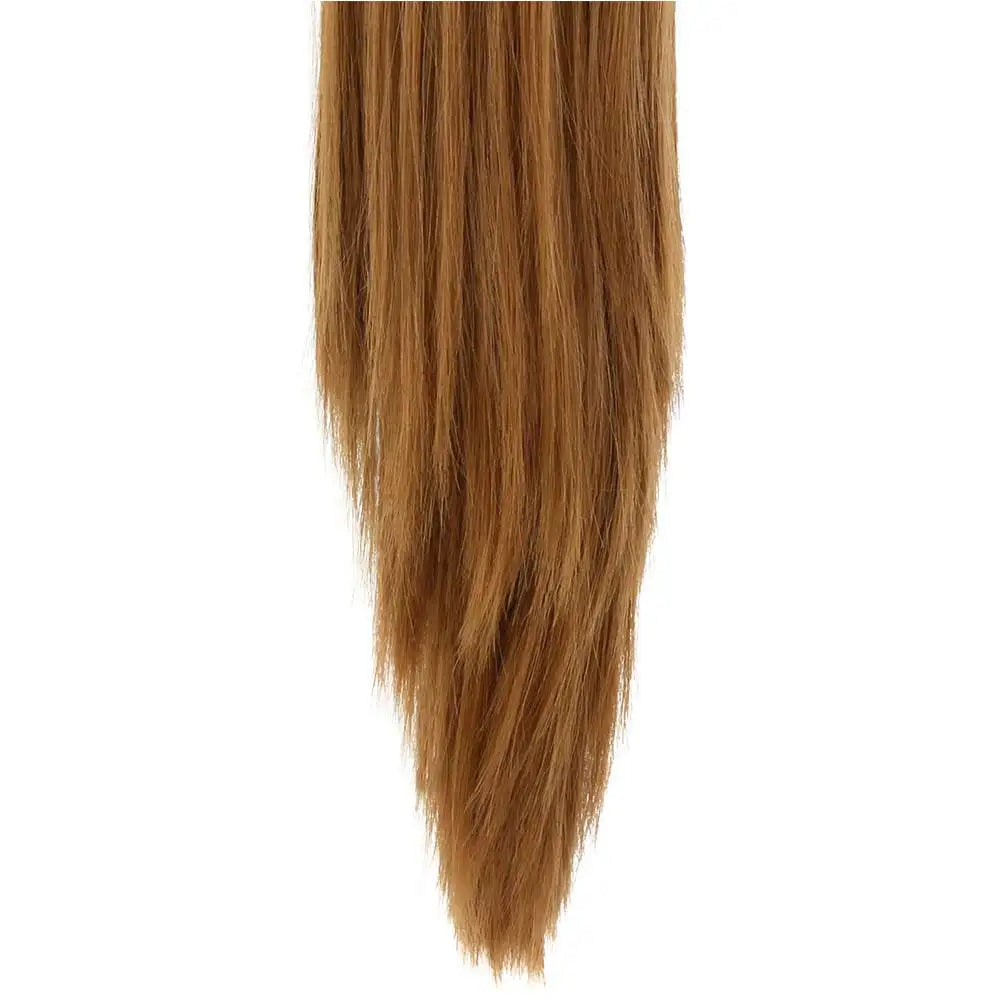 22" Synthetic Women Claw on Ponytail Clip in Hair Extensions Straight Style Pony Tail Hairpiece Ombre Brown Blonde Viralgem Store