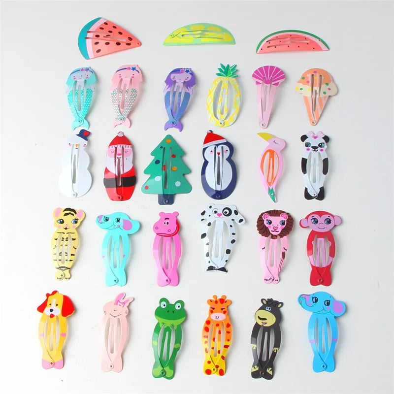 20Pcs/Lot Korean Hair Accessories Cute Barrette Flower Hair Clip New Kawaii Hairpin Floral Hairclip Cartoon Hair Clips for Girls Viralgem Store