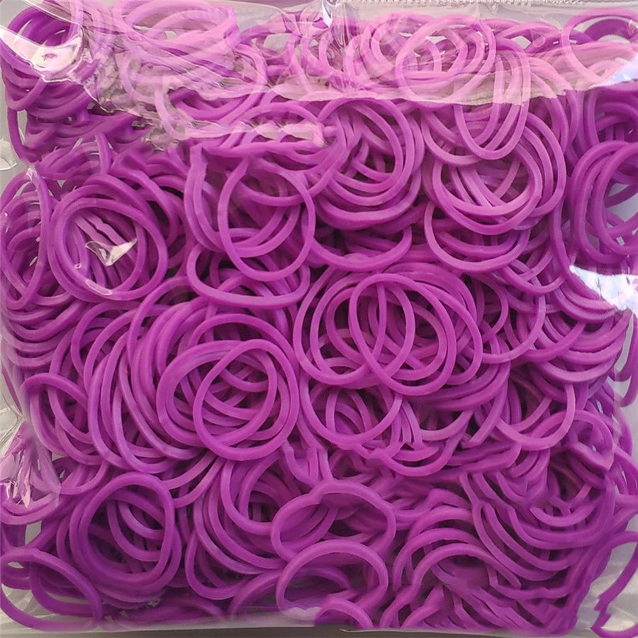 600 Rubber Loom Bands Girl Gift For Children Elastic Band For Weaving Lacing Bracelet Toy Gum Bracelets DIY Material Accessories