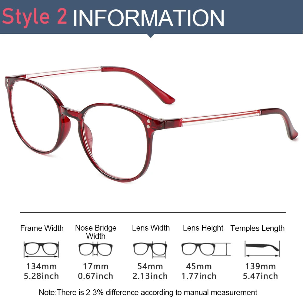 1PC Retro Half Frame Reading Glasses Unisex High-definition Hyperopia Eyewear Magnification Presbyopic Eyeglasses +1.0~+3.5