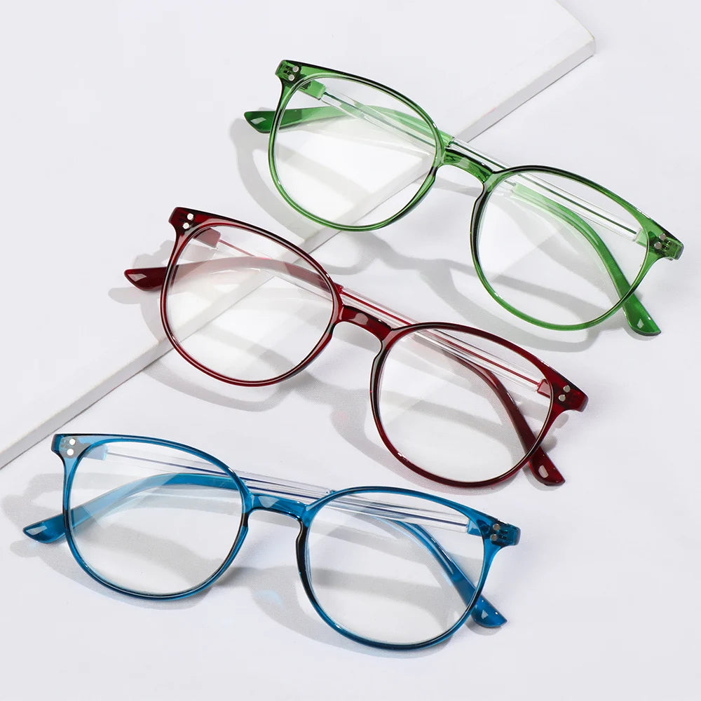 1PC Retro Half Frame Reading Glasses Unisex High-definition Hyperopia Eyewear Magnification Presbyopic Eyeglasses +1.0~+3.5