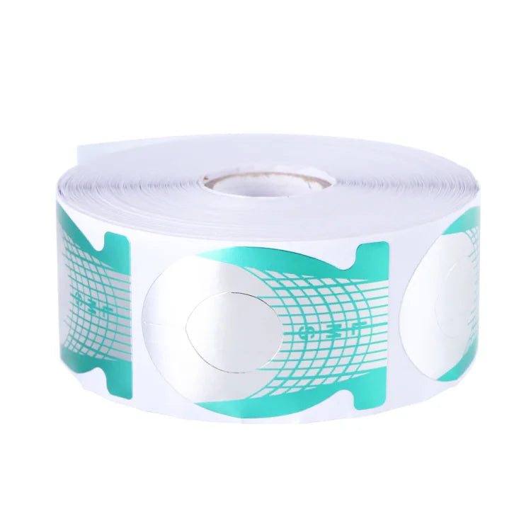 500pcs Nail Extensions Forms Mold Nail Extension Gel Manicure French Design Top Stencil Building Sticker Roll Nail Art LA941-3 Viralgem Store