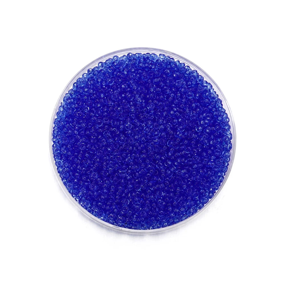 1000/1800Pcs 2mm Transparent Color Czech Glass Seed Beads Round Loose Beads for DIY Bracelet Earrings Jewelry Making Accessories