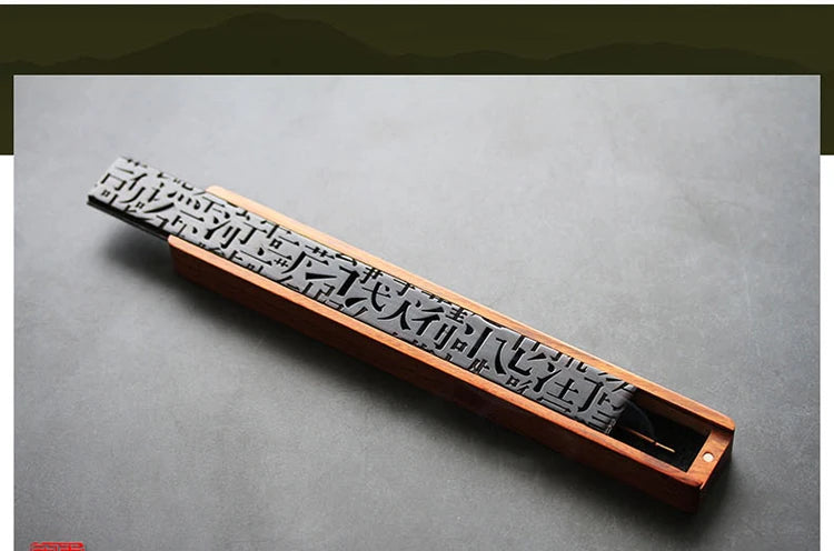 1pc Antique personality solid wood hollowed out line incense box portable sleeping incense box incense box incense fumigation