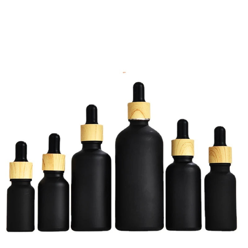 12pcs frost glass essential oil dropper bottle wtih piepette drop vials Containers 5ml 10ml 15ml 20ml 30ml 50ml 100ml