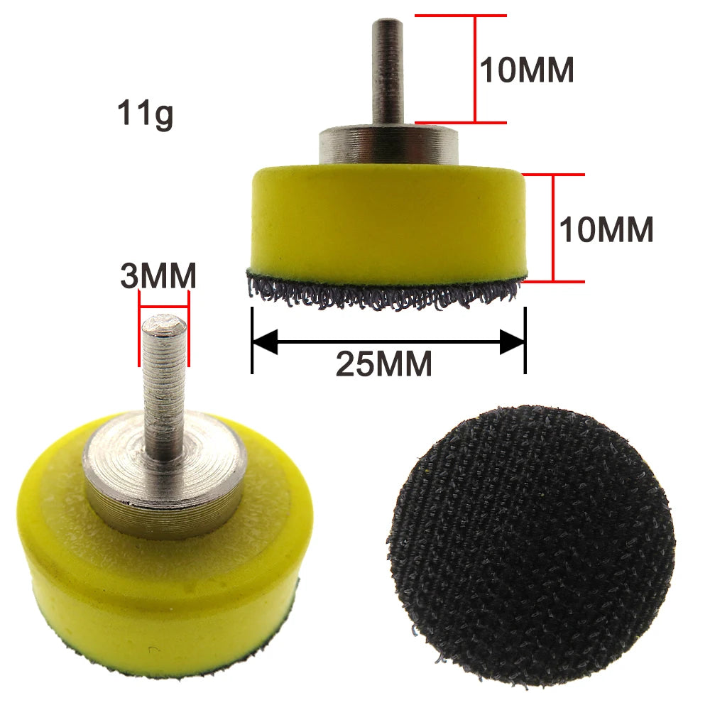 1Inch 25MM Back-up Sanding Pad Sander Backing Pad for Electric Grinder Abrasive Tools Dremel Rotary Tool Polishing & Grinding