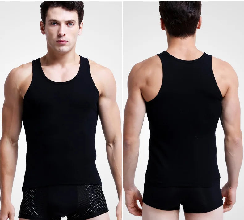 3Pcs Tank Top Casual Men Bodybuilding Clothing Fitness Mens Sleeveless Gyms Vests Cotton Singlets Muscle Tops Plus Size XXXL 4XL