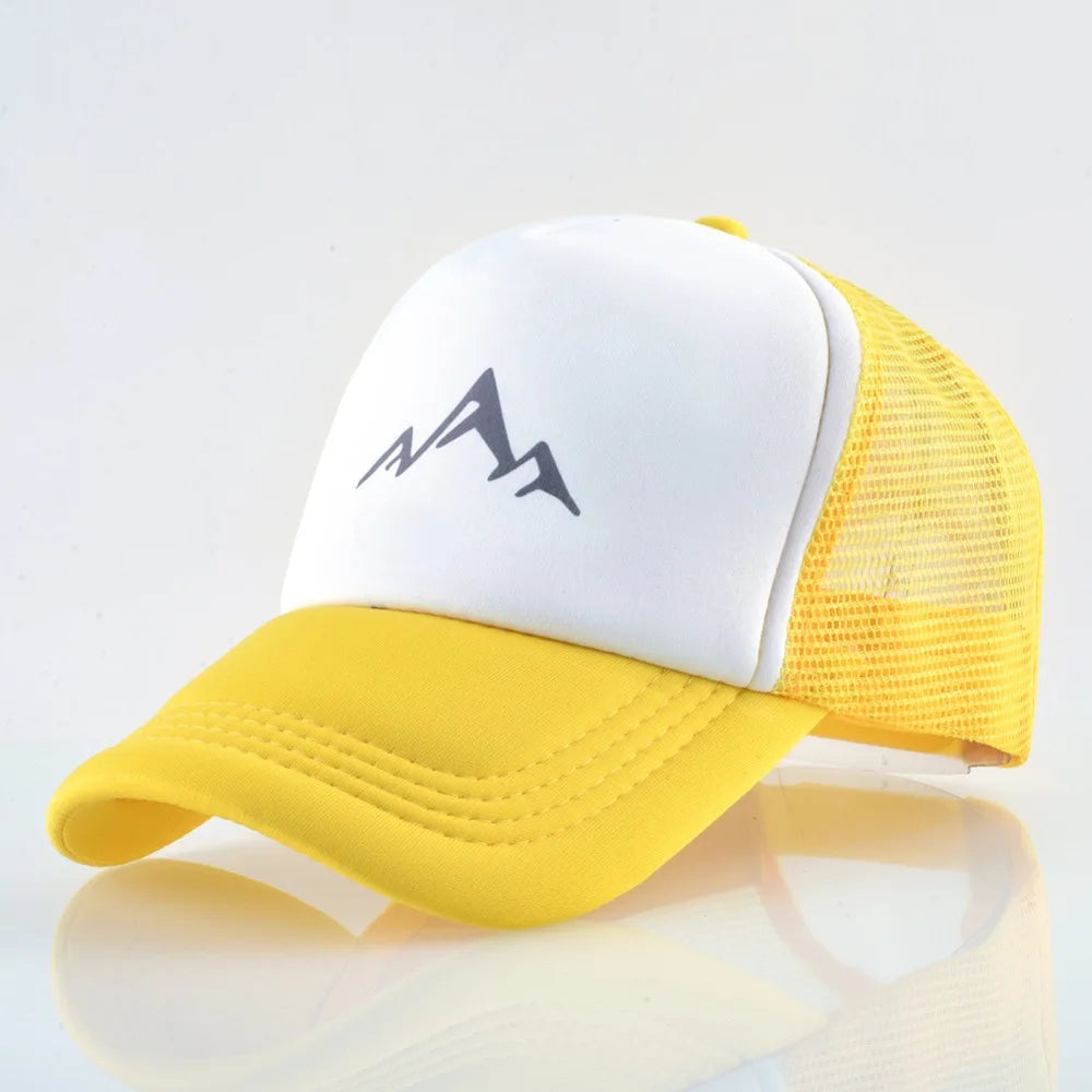 TQMSMY Summer Mountain Breathable Baseball Hat Men and Women Baseball Cap Casual Men's Trucker Hat Adjustable Snapback Hat TMA67 Viralgem Store