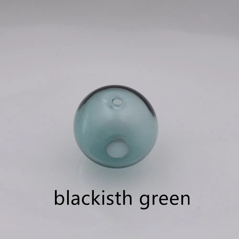 10pieces Double Hole 10-20mm Color Glass Ball Globe Beads Hollow Glass Bottle Vial Jewelry Making Accessories Findings Viralgem Store