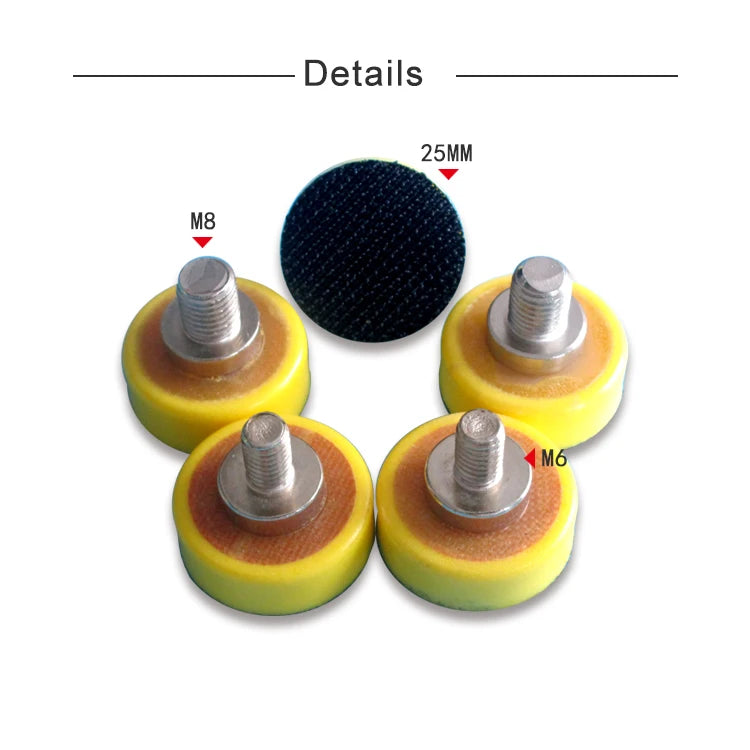 1Inch 25MM Back-up Sanding Pad Sander Backing Pad for Electric Grinder Abrasive Tools Dremel Rotary Tool Polishing & Grinding