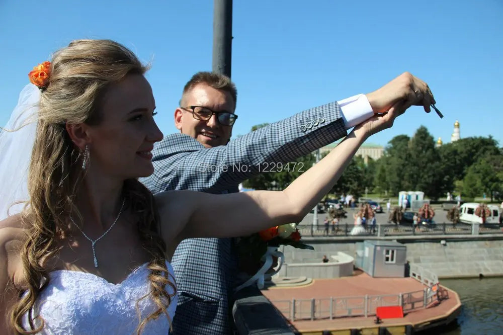 TREAZY Silver Plated Celebrity Style Drop Crystal Necklace Earrings Set Bridal Bridesmaid Wedding Jewelry Sets