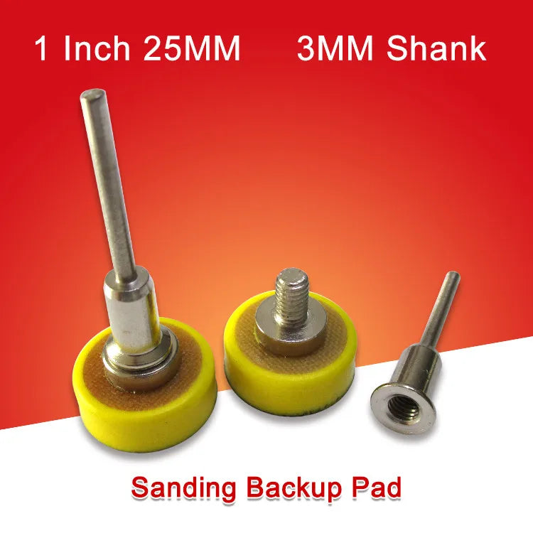 1Inch 25MM Back-up Sanding Pad Sander Backing Pad for Electric Grinder Abrasive Tools Dremel Rotary Tool Polishing & Grinding