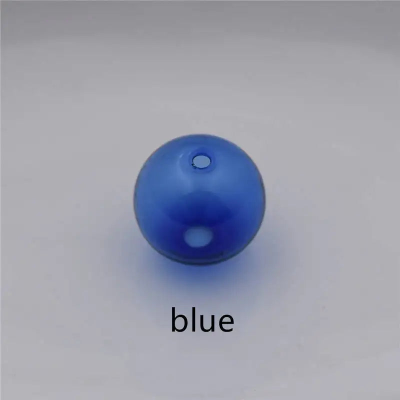 10pieces Double Hole 10-20mm Color Glass Ball Globe Beads Hollow Glass Bottle Vial Jewelry Making Accessories Findings Viralgem Store