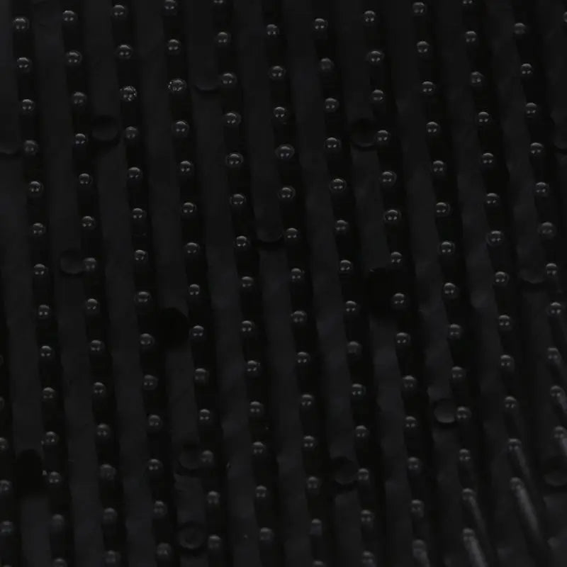 2 Pcs Pocket Travel Hair Comb Brush Men Beard Mustache Scalp Massage Brush Black