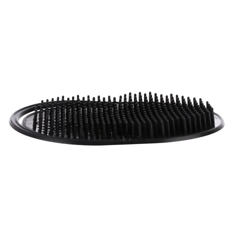 2 Pcs Pocket Travel Hair Comb Brush Men Beard Mustache Scalp Massage Brush Black