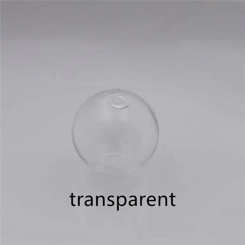 10pieces Double Hole 10-20mm Color Glass Ball Globe Beads Hollow Glass Bottle Vial Jewelry Making Accessories Findings Viralgem Store