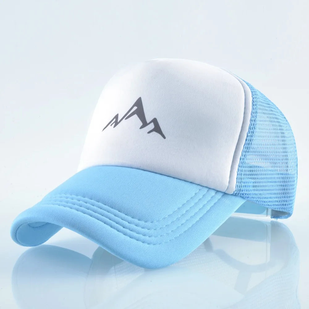 TQMSMY Summer Mountain Breathable Baseball Hat Men and Women Baseball Cap Casual Men's Trucker Hat Adjustable Snapback Hat TMA67 Viralgem Store