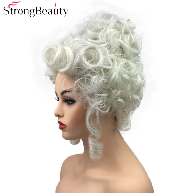 StrongBeauty Synthetic Curly Hair Wig Marie Antoinette Wig Women Cosplay Wigs Viralgem Store