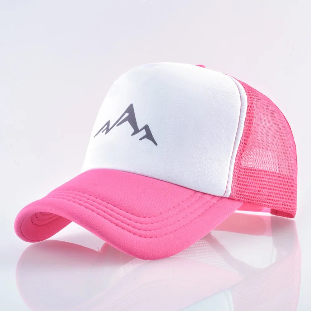 TQMSMY Summer Mountain Breathable Baseball Hat Men and Women Baseball Cap Casual Men's Trucker Hat Adjustable Snapback Hat TMA67 Viralgem Store