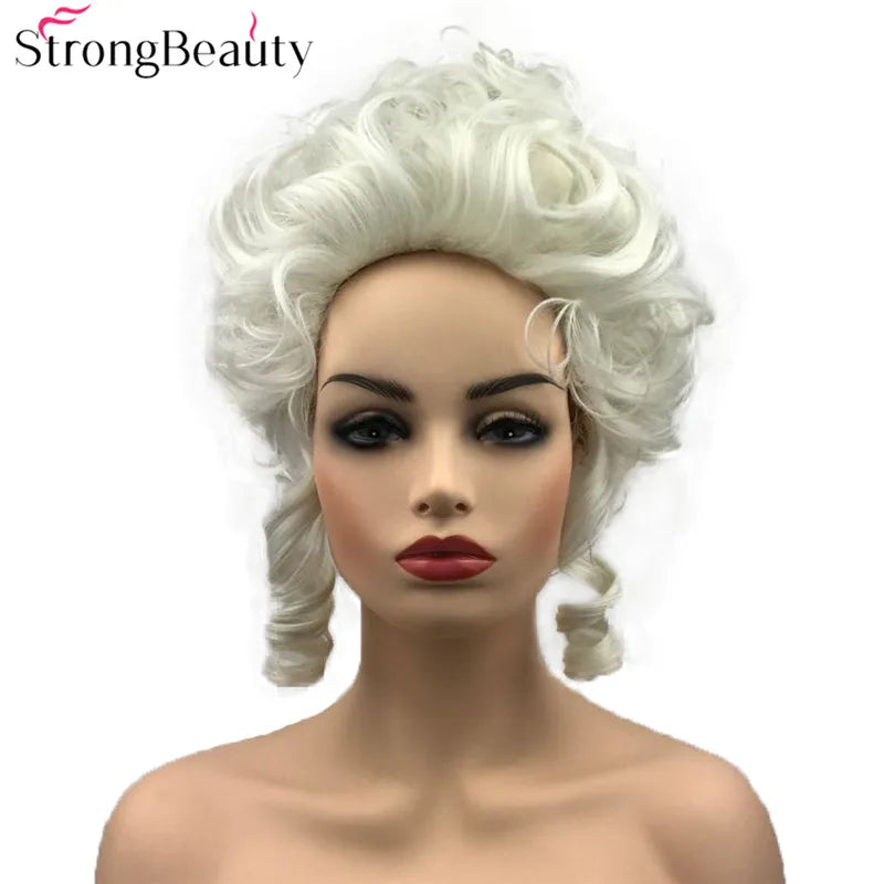 StrongBeauty Synthetic Curly Hair Wig Marie Antoinette Wig Women Cosplay Wigs Viralgem Store