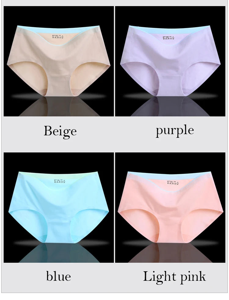 8Pcs Briefs for Women fashion sexy woman panties Solid seamless underpants  cpanties for women cotton underwear girl knickers Viralgem Store